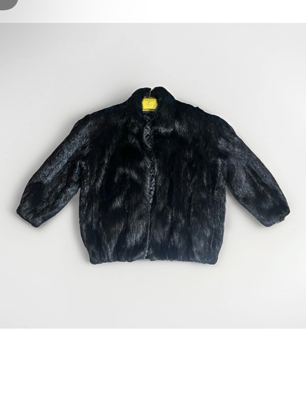 Vintage BEAVER Fur Bomber Winter Coat Women’s 3xl Oversized, Luxury Mob Wife